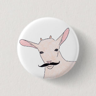 goat 1 inch round button