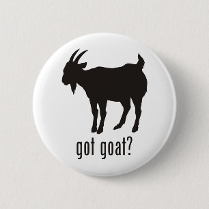 Goat 2 Inch Round Button