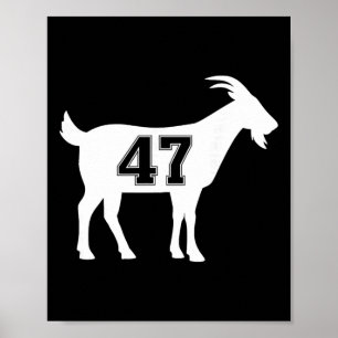 Goat 47 Trump Number 47 President Trump Goat 47 Tr Poster