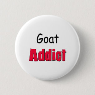 Goat Addict 2 Inch Round Button