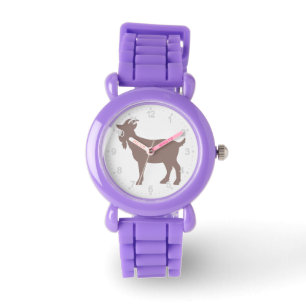 Goat animal farm silhouette watch