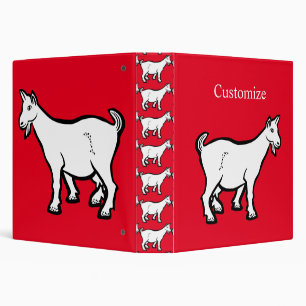 Goat Animal Thunder_Cove Binder