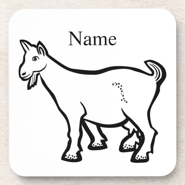 Goat Animal Thunder_Cove Coaster (Front)