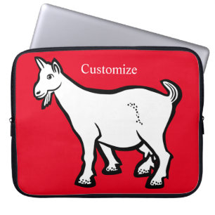 Goat Animal Thunder_Cove  Laptop Sleeve