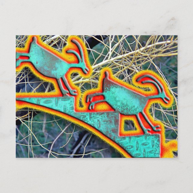 Goat art #2 Postcard (Front)