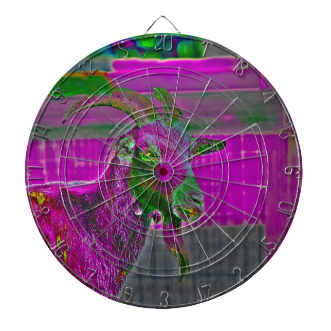 Goat Art Dartboard (Front)