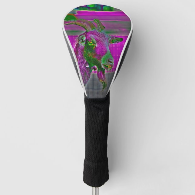 Goat Art Golf Head Cover (Front)