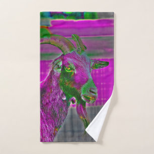Goat Art Hand Towel