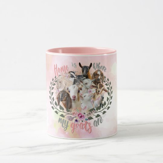 GOAT ART | Home is Where My Goats Are GetYerGoat Mug