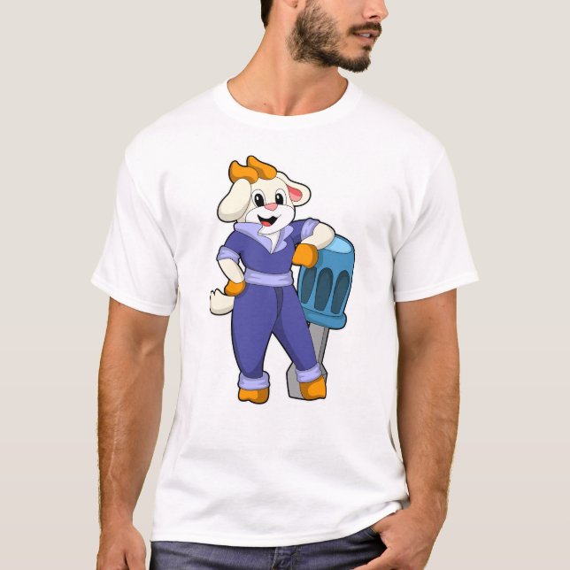 Goat as Mechanic with Screwdriver T-Shirt (Front)