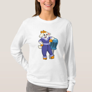 Goat as Mechanic with Screwdriver T-Shirt