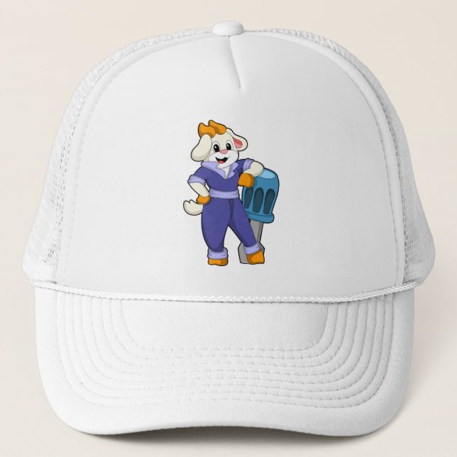 Goat as Mechanic with Screwdriver Trucker Hat (Front)