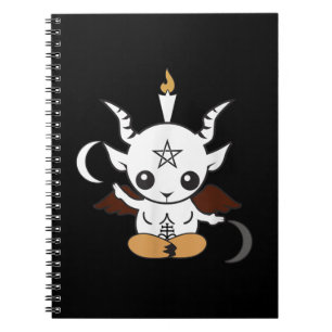 Goat Baphomet Halloween Gift Notebook