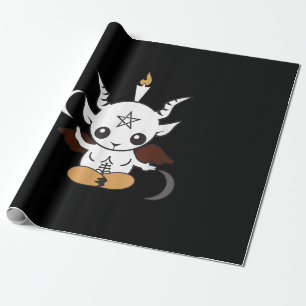 Goat Baphomet Halloween Gift Wrapping Paper