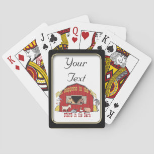 Goat Barn Playing Cards