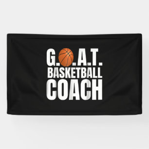 Goat Basketball Coach Gift Banner