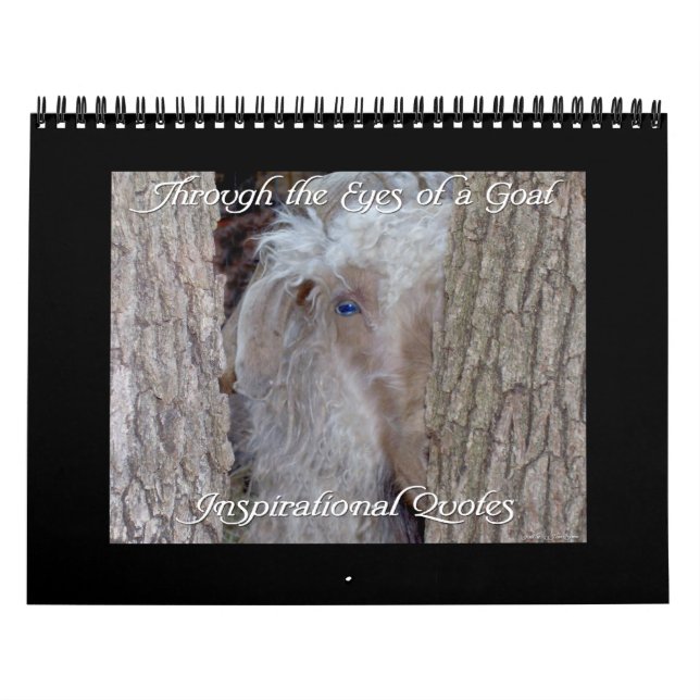 Goat Calendar with Inspirational Quotes (Cover)