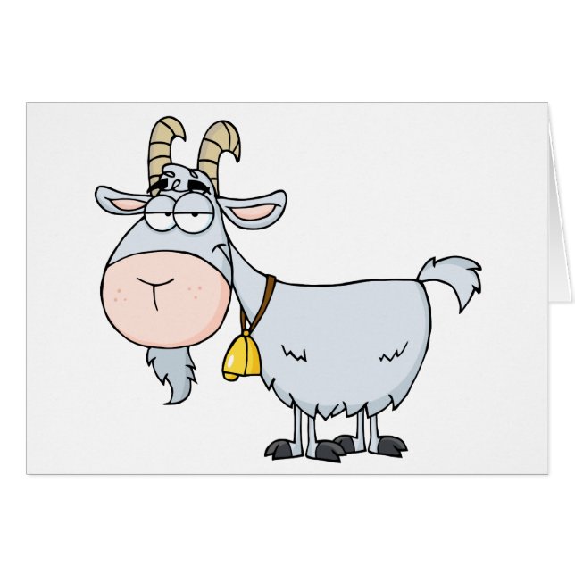 Goat Cartoon Character (Front Horizontal)