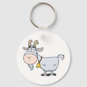 Goat Cartoon Character Keychain
