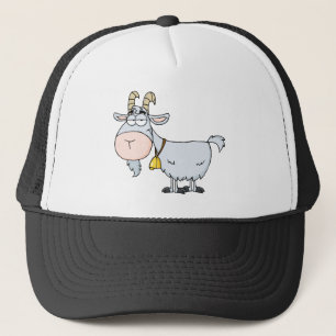 Goat Cartoon Character Trucker Hat