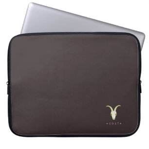 Goat Charcoal Gray Laptop Sleeve