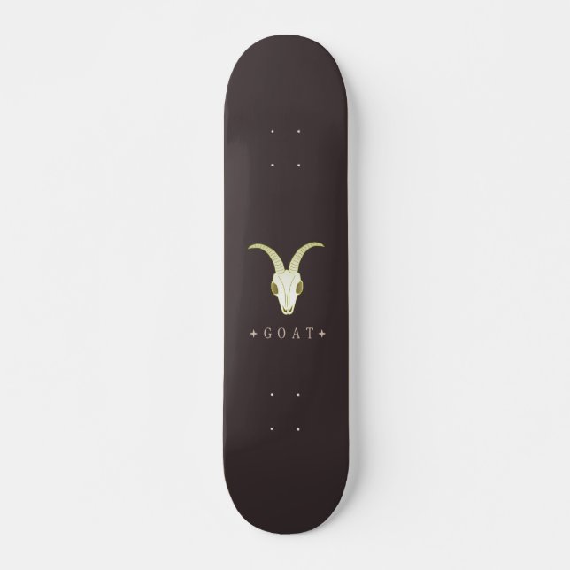 Goat Charcoal Gray Skateboard (Front)