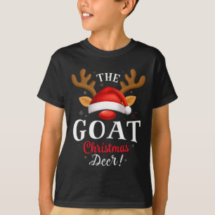 Goat Christmas Deer Pjs Xmas Family Matching T-Shirt