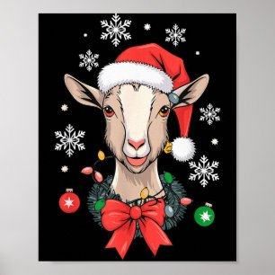 Goat Christmas  Poster