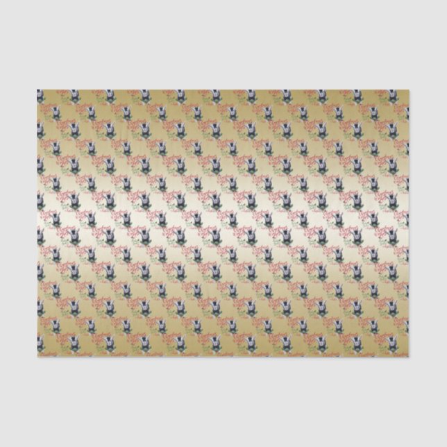 GOAT | Christmas Wishes Baby Goat Kisses Nigerian Tissue Paper (Front)