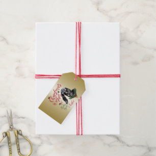 GOAT Christmas Wishes Baby Goat Kisses Nubian Gift Tags