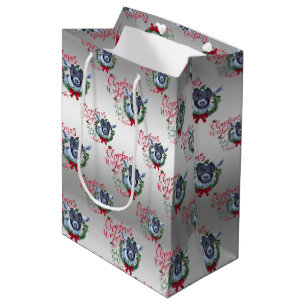 GOAT   Christmas Wishes Baby Goat Kisses Pygmy Medium Gift Bag