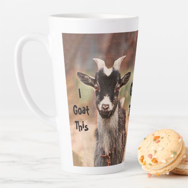 Goat Cute Funny I Goat This Latte Mug (In Situ)