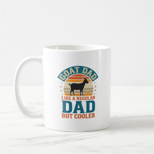 Goat Dad Like a Regular Dad But Cooler Vintage Shi Coffee Mug