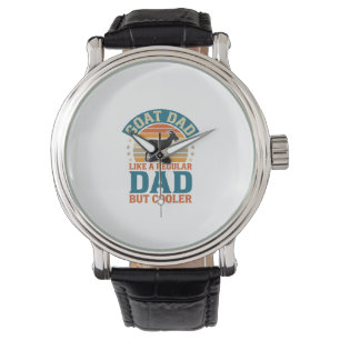 Goat Dad Like a Regular Dad But Cooler Vintage Shi Watch