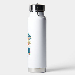 Goat Dad Like a Regular Dad But Cooler Vintage Shi Water Bottle