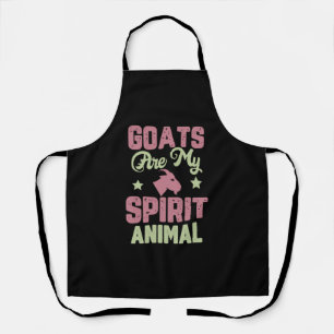 Goat design apron
