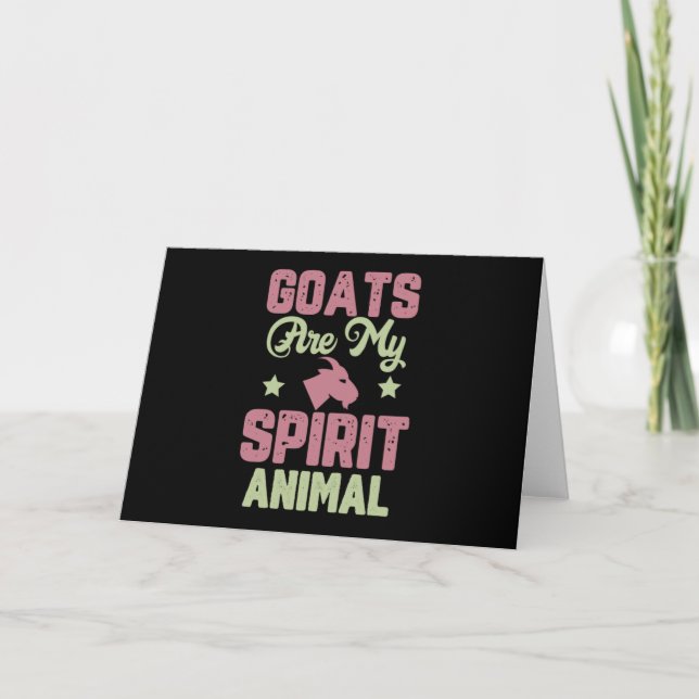 Goat design card (Front)