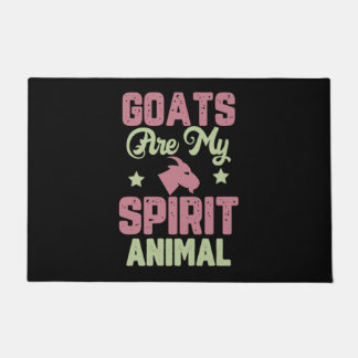 Goat design doormat