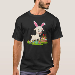 Goat Easter Egg Hunting Bunny Goat Easter Sunday  T-Shirt