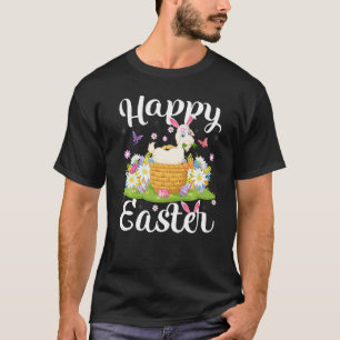 Goat Easter Egg Hunting Floral Goat Easter Sunday  T-Shirt