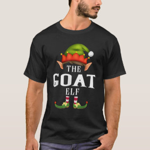 Goat Elf Group Funny Christmas Pajama Party  T-Shirt