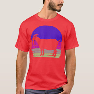 Goat Farm Animal Retro Vintage Farmer T-Shirt