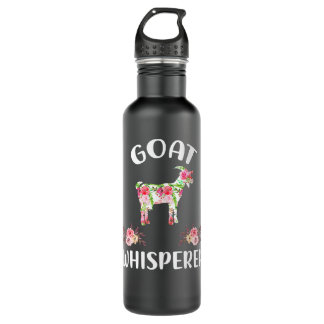 Goat Floral Goat Whisperer Bucks Expert Kid Caprin 710 Ml Water Bottle