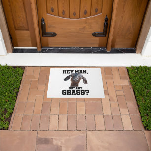 Goat for Goat Lovers Farm Apparel Meme Pun Funny G Doormat