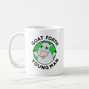 Goat Forth Young Man Funny Animal Pun  Coffee Mug