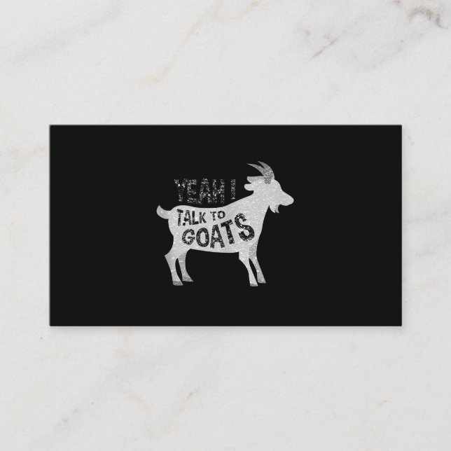 Goat Gifts for Goat Lovers Funny Enclosure Card (Front)