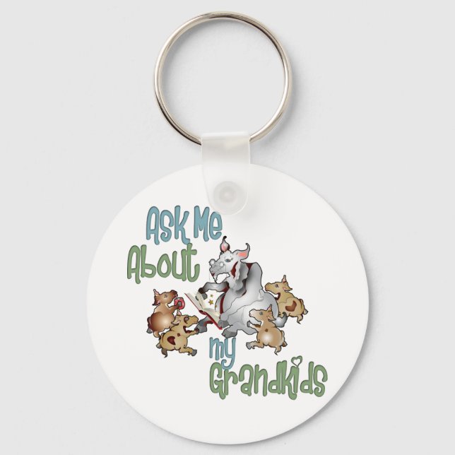 Goat Grand Kids - Grandma Keychain (Front)