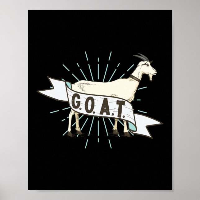 Goat Greatest Of All Time Poster (Front)