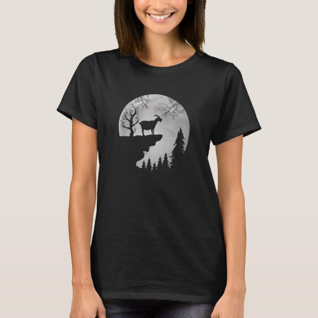 Goat Halloween Spooky 1 T-Shirt (Front)
