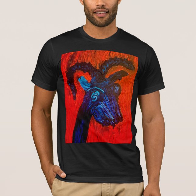 Goat Head Basic Dark T-Shirt (Front)